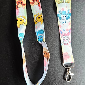 Eeveelution Pokemone Lanyard