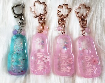 Ramune Sakura, Original, Japanese Soda Inspired Resin Shaker Phone Charm