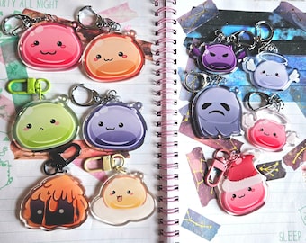 Ragnarok Online Poring, Angeling, Deviling, Ghostring, Poporing, Santa, Drops, Magmaring, Eggring, Marin, Arc Angeling Slime Phone Charm
