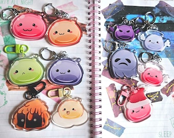 Ragnarok Online Poring, Angeling, Deviling, Ghostring, Poporing, Santa, Drops, Magmaring, Eggring, Marin, Arch Angeling Slime Phone Charm