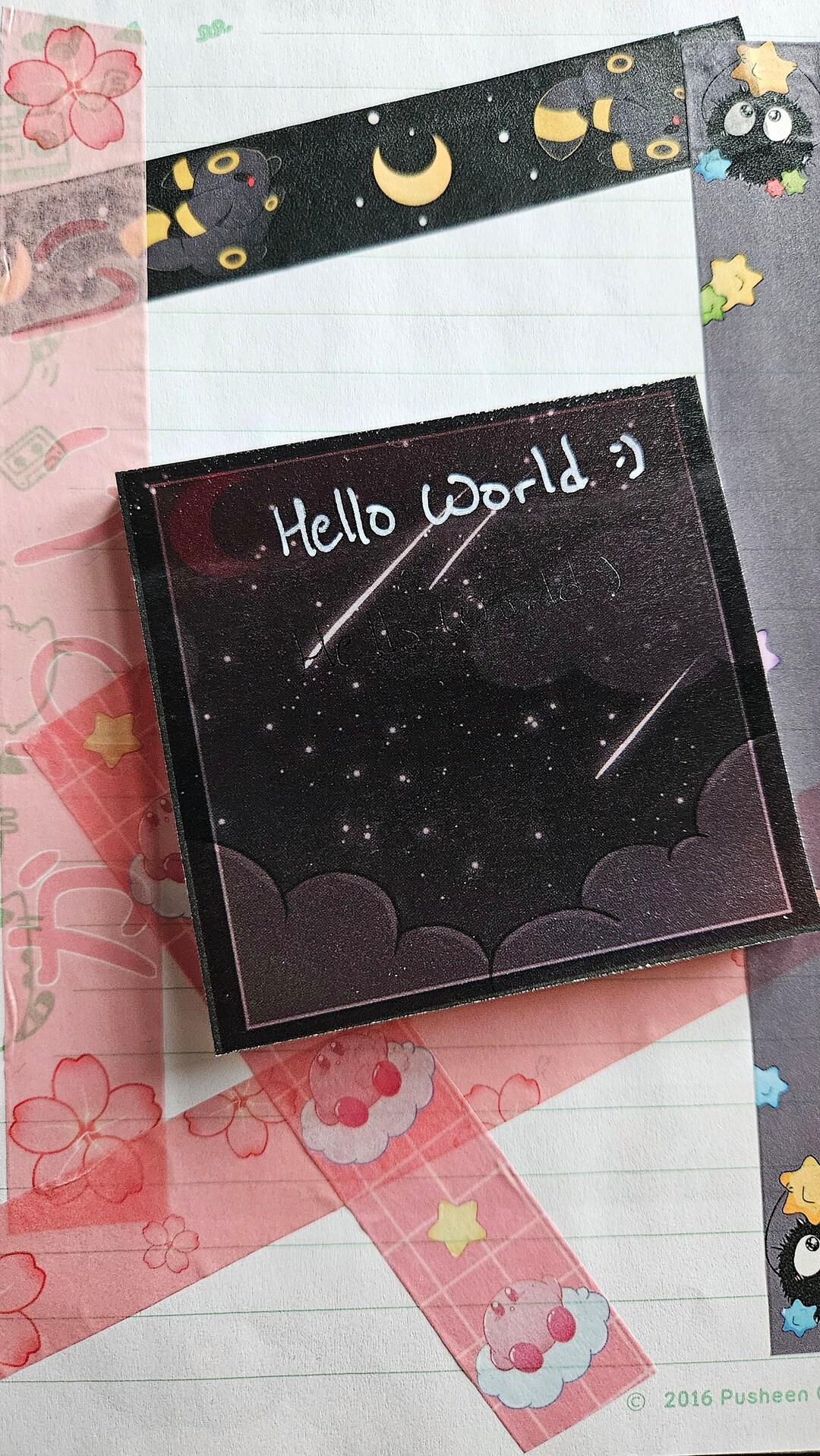 I[last Batch]dreamy Nights Dark Sticky Notes - Etsy