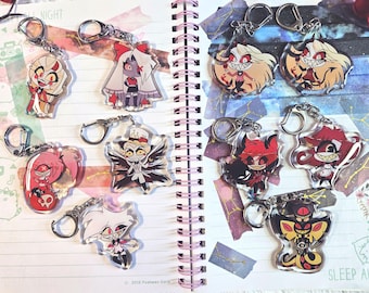 [ÚLTIMO LOTE] Llavero para teléfono de Hazbin Hotel Chibi de 2"