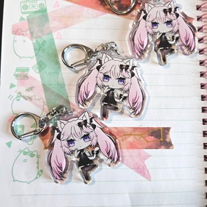 i[OSTATNIA PARTIA] 2&quot; Nyanners Chibi Akrylowa zawieszka na telefon