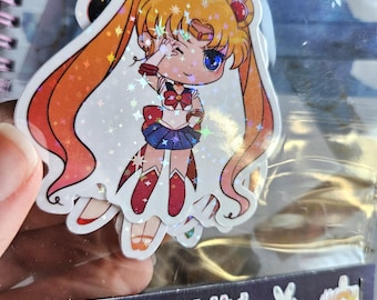 2.5" Sailor Moon Star Holographic Sticker Pack
