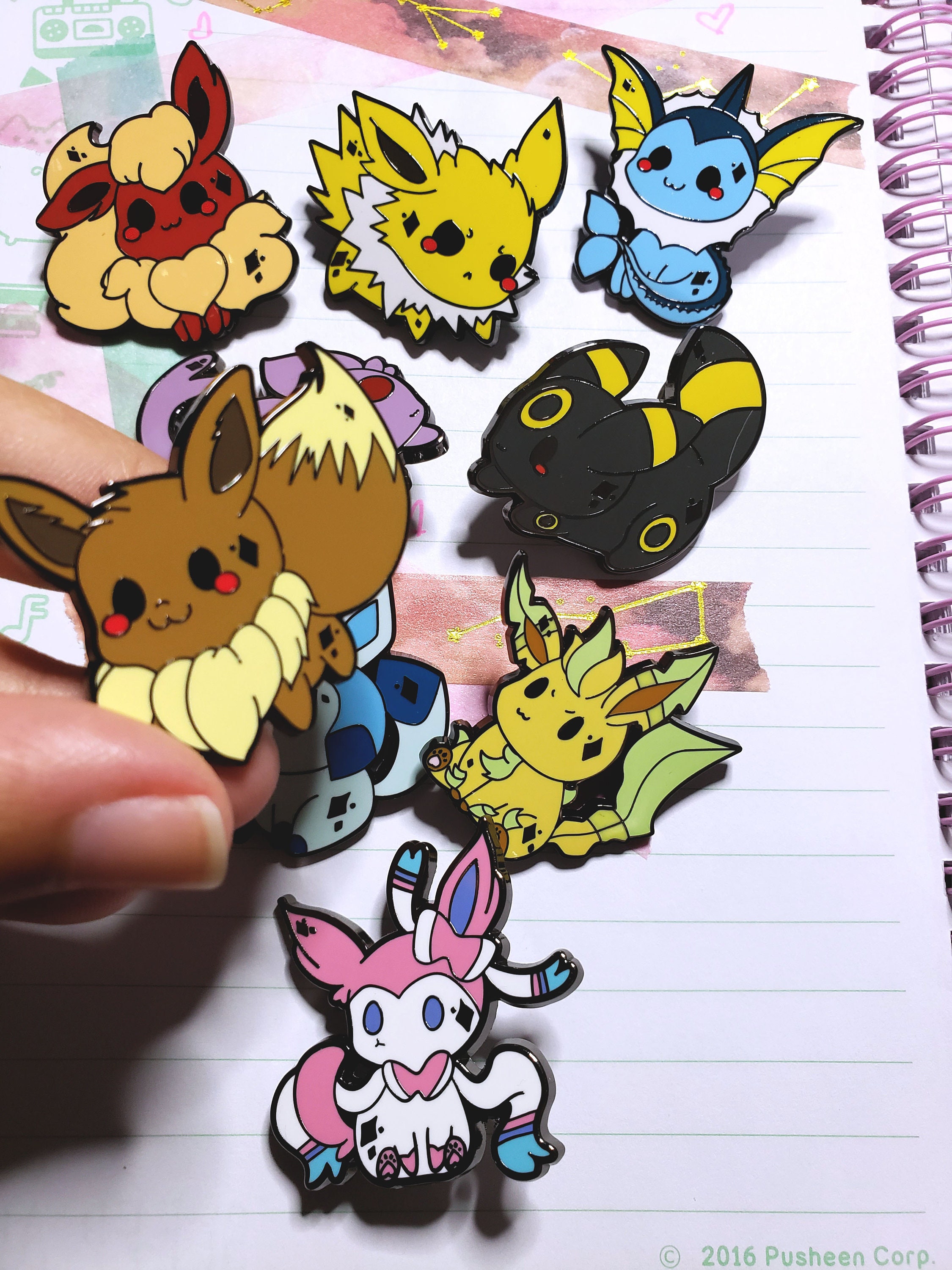 Shiny Eevee, Vaporeon, Jolteon, Flareon With Flower Crown – Pokémon Go Trade (Read Description)