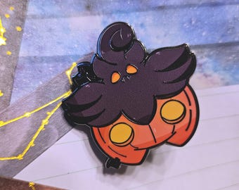 1.5" Pumpkaboo Pokemone Hard Emaille Pin