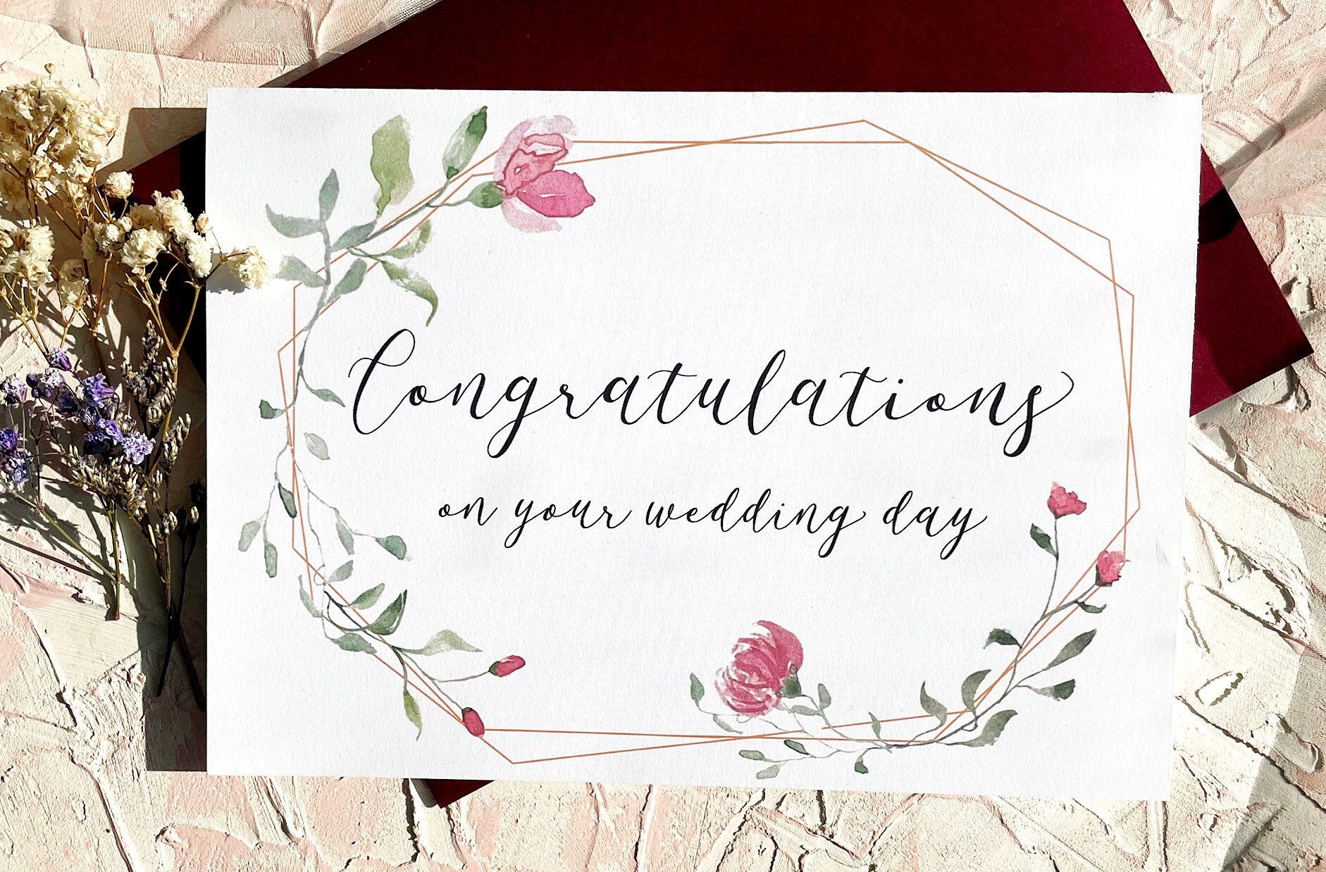 Wedding Card Congratulations Wedding Card Congratulations