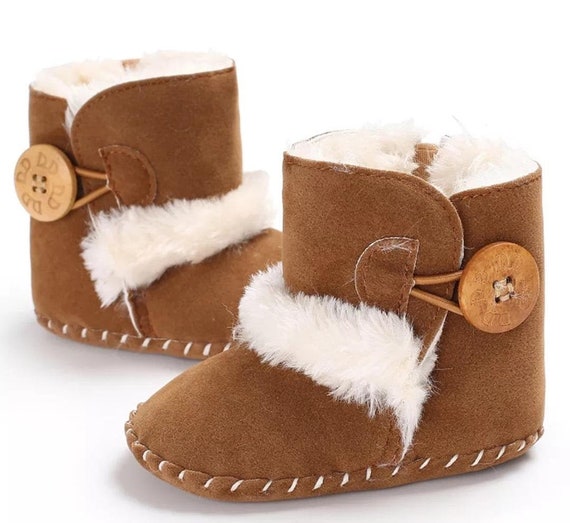 baby fur lined boots