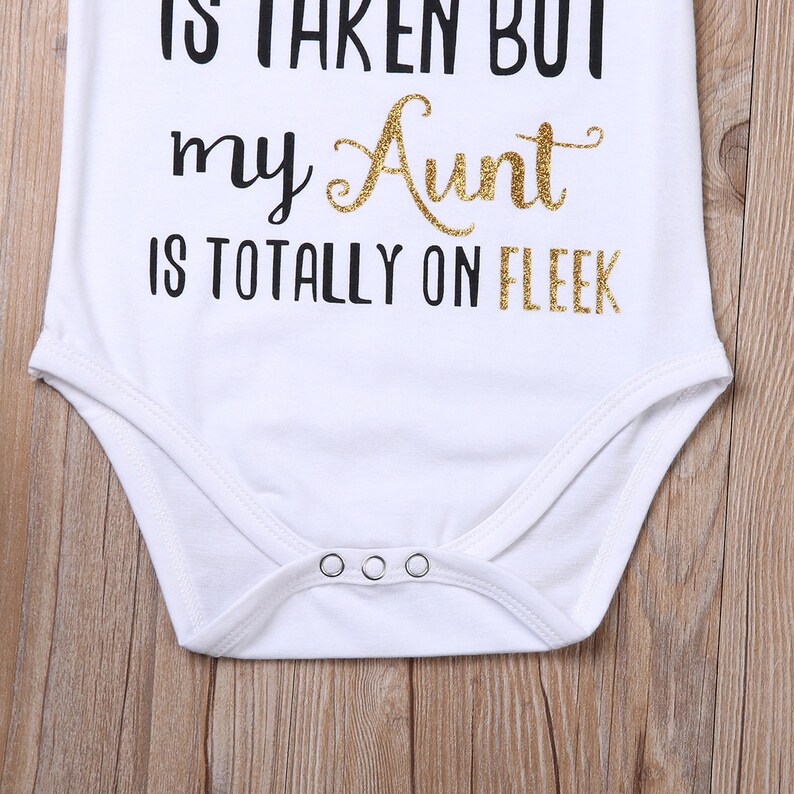 Baby Girl Auntie On Fleek Bodysuit