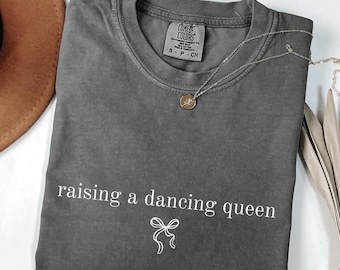 Dance Mom Shirt, Comfort Colors Dancer Mama tshirt, dancing competition team tee
