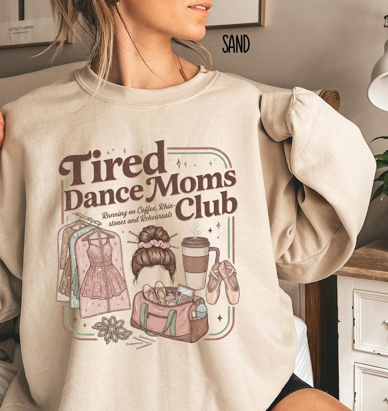 Dance Mom Shirt, Comfort Colors Dance Mom Gift, Dancer Comps tshirt, dancing competition team tee image 5