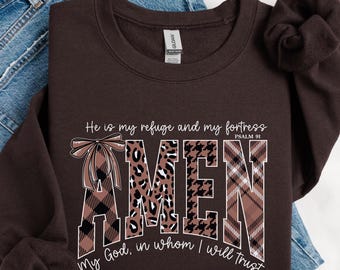 Christian bible verse sweatshirts for women, religious faith sweater gift