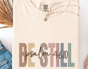 Christian shirt, Jesus religious tshirt, bible verse comfort colors graphic tee