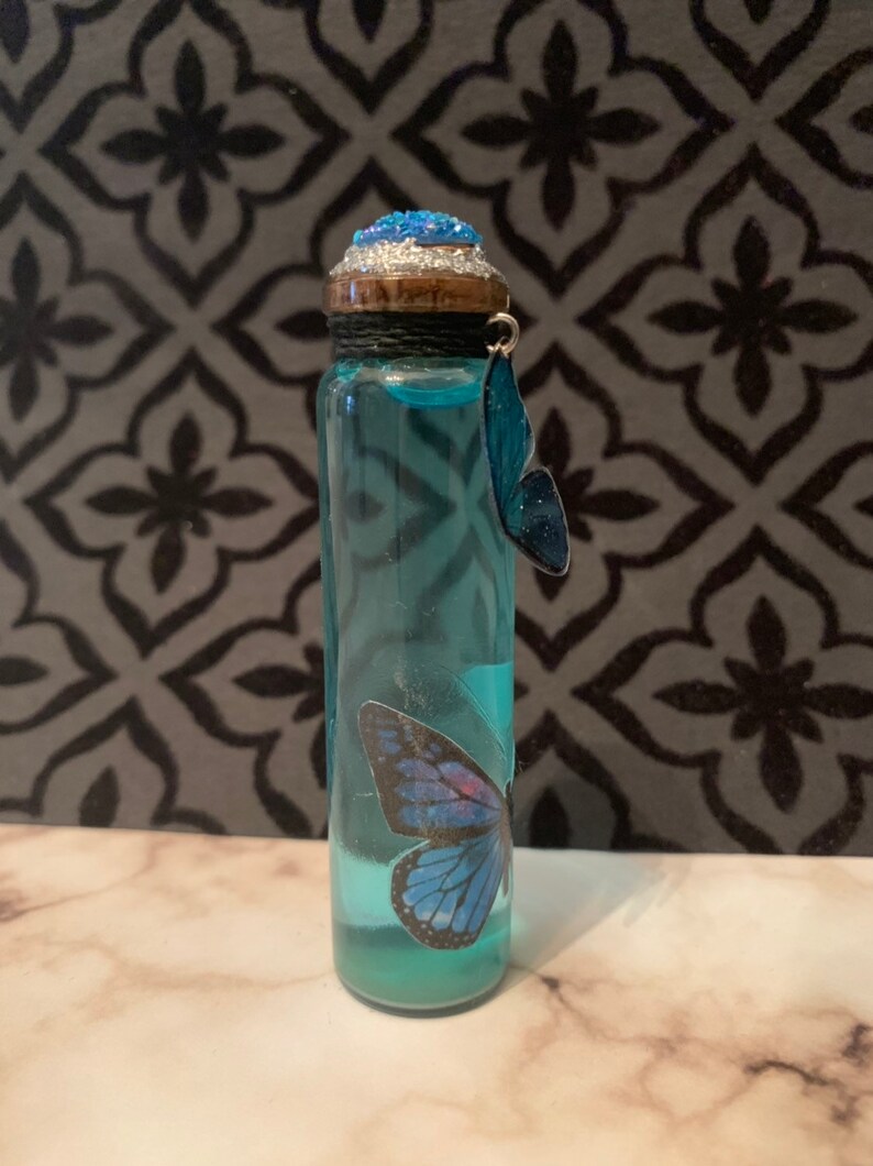 Butterfly Bottle Etsy