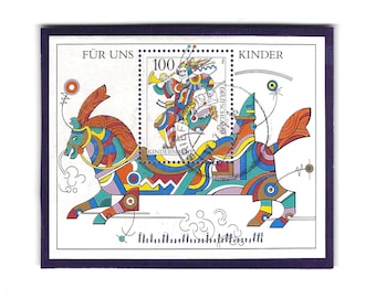 German Kids' Charities Postage Stamp Magnet