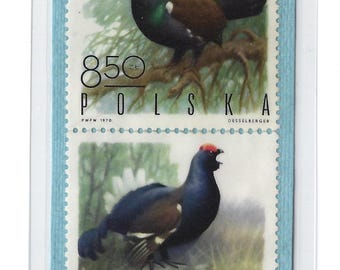 Game Birds Postage Stamps Bookmark