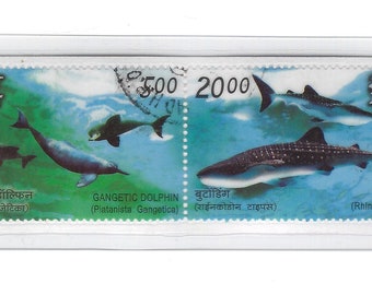 Animals of India Postage Stamps Bookmark