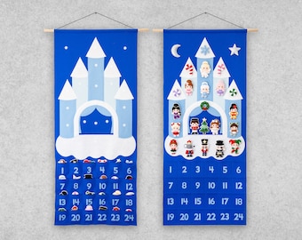 Pattern: Felt Nutcracker Advent Calendar and 24 Ornaments - PDF Sewing Tutorial Download with SVG files