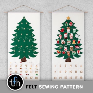 Sewing Pattern: Felt Christmas Advent Calendar image 4
