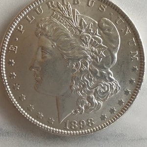 Brilliant Uncirculated 1886 Morgan Silver Dollar