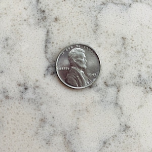 1943 brilliant uncirculated Lincoln steel cent