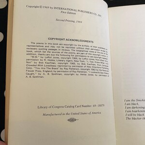The New Black Poetry edited by Clarence Major 1969 Softcover Edition image 5