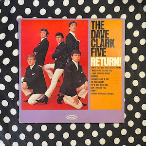 The Dave Clark Five - Return! LP (1964 Epic Records)