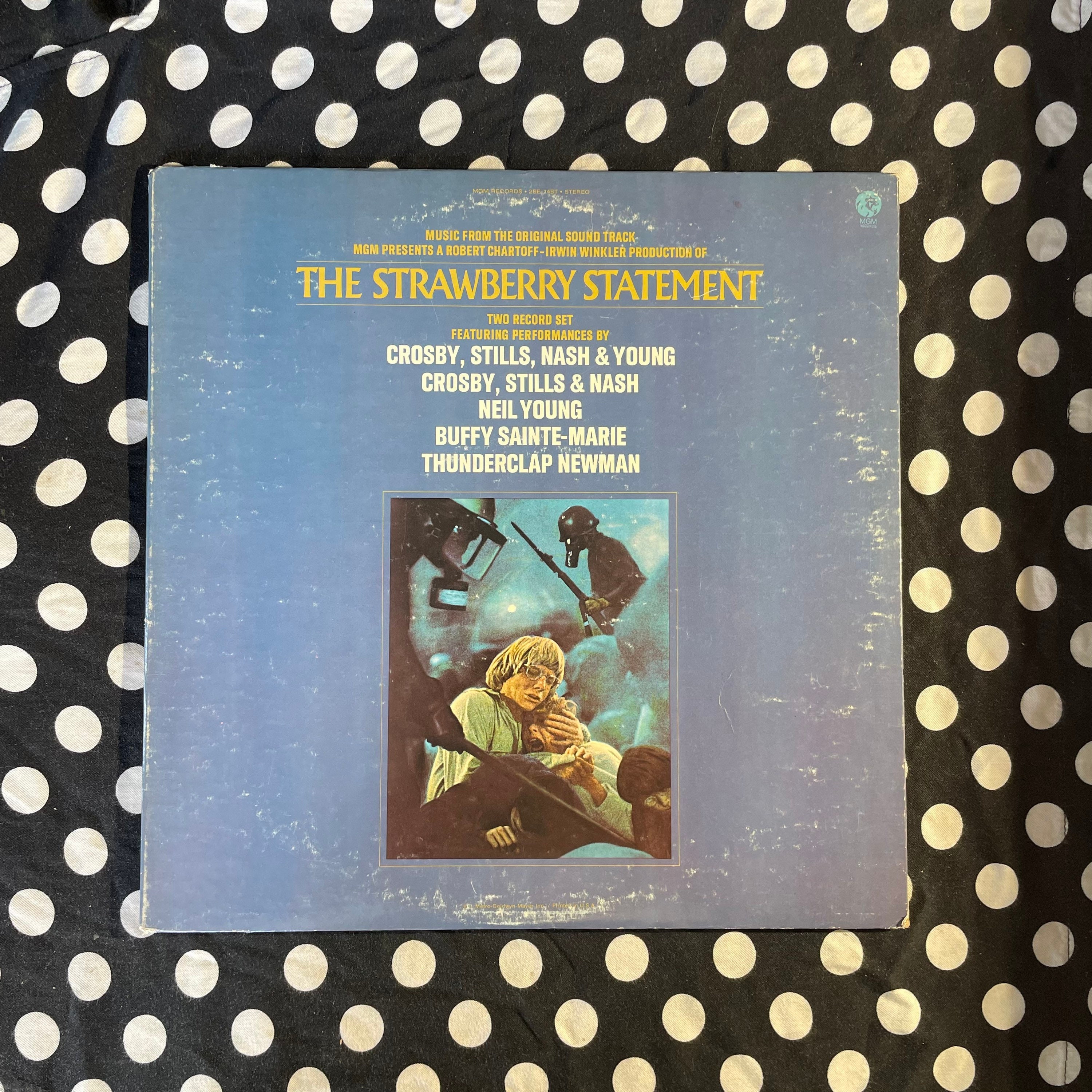 The Strawberry Statement Original Soundtrack 2xLP (1970 MGM