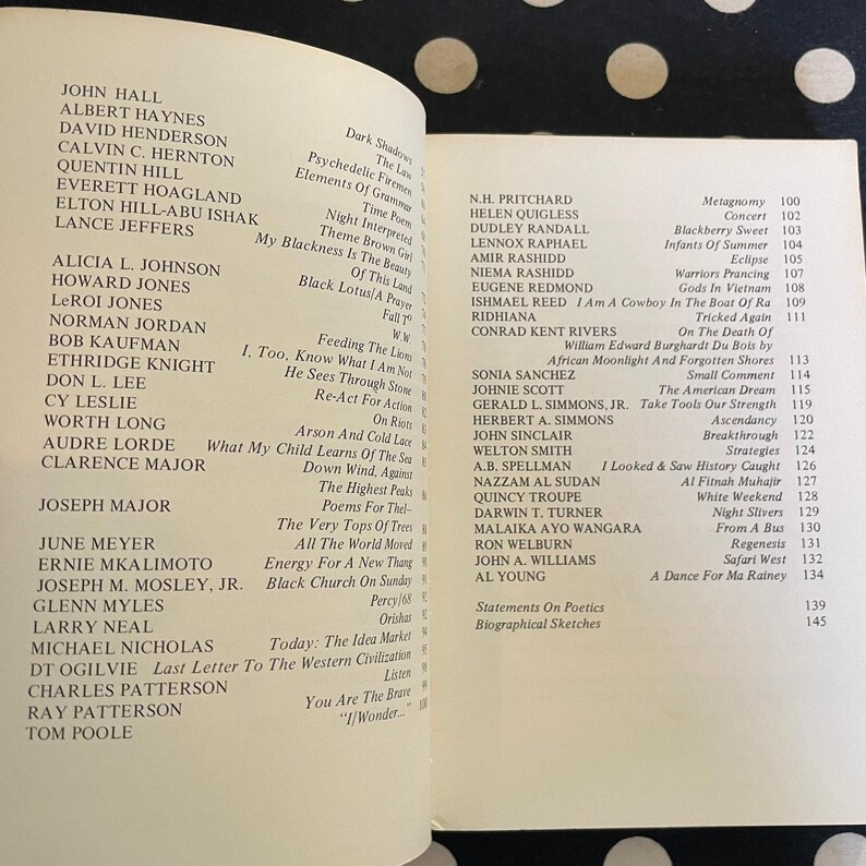 The New Black Poetry edited by Clarence Major 1969 Softcover Edition image 7