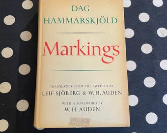 Markings by Dag Hammarskjöld 1964 Hardcover First Edition 8th Printing