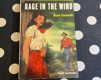 Rage in the Wind by Boyd Cochrell 1953 Popular Library Paperback Edition