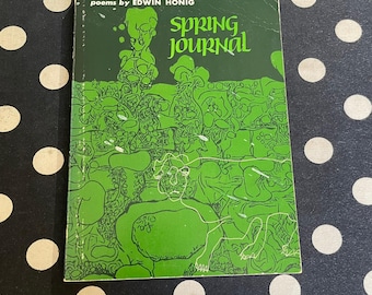 Spring Journal: Poems by Edwin Hong 1968 First Edition Softcover