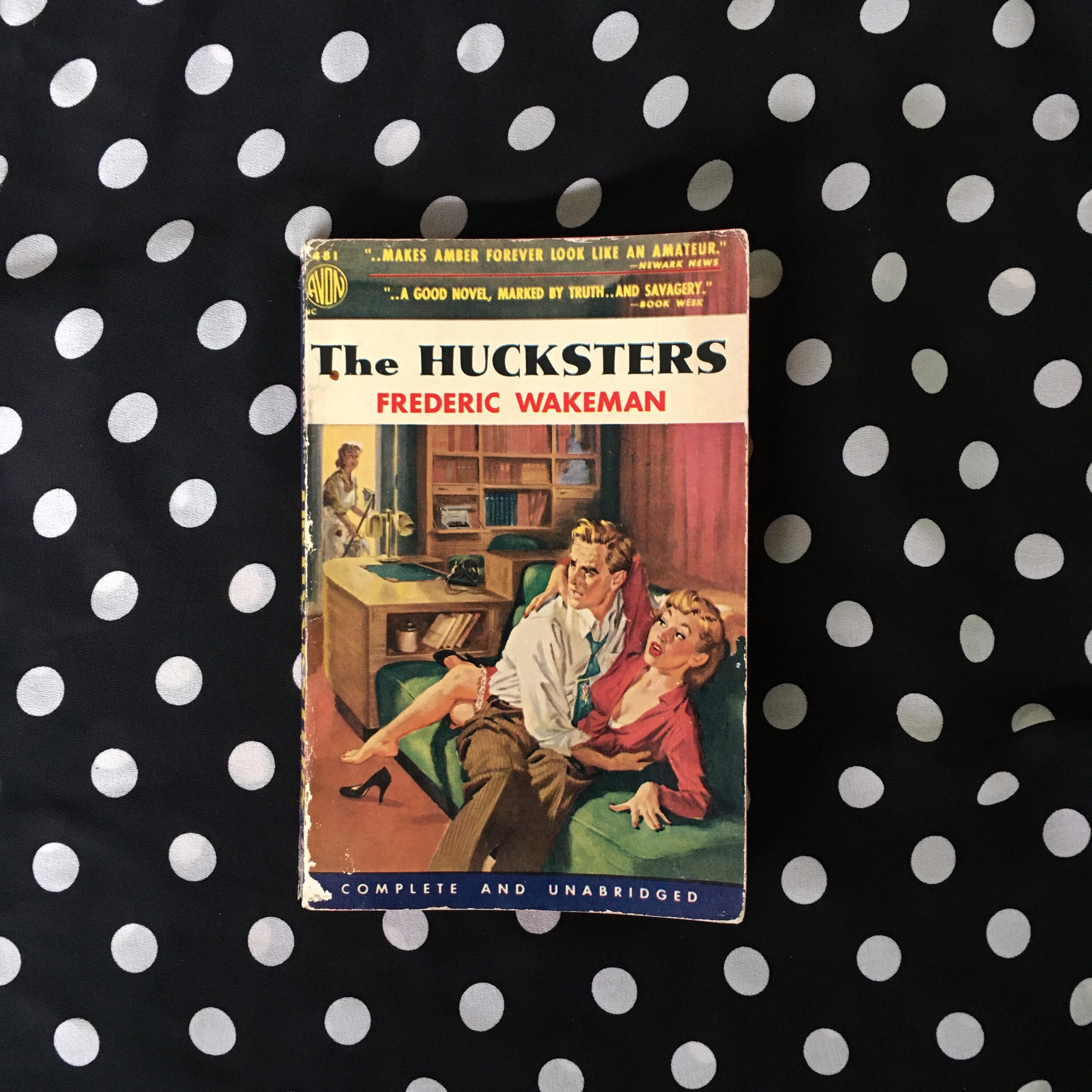 The Hucksters by Frederic Wakeman Vintage 1952 Paperback photo