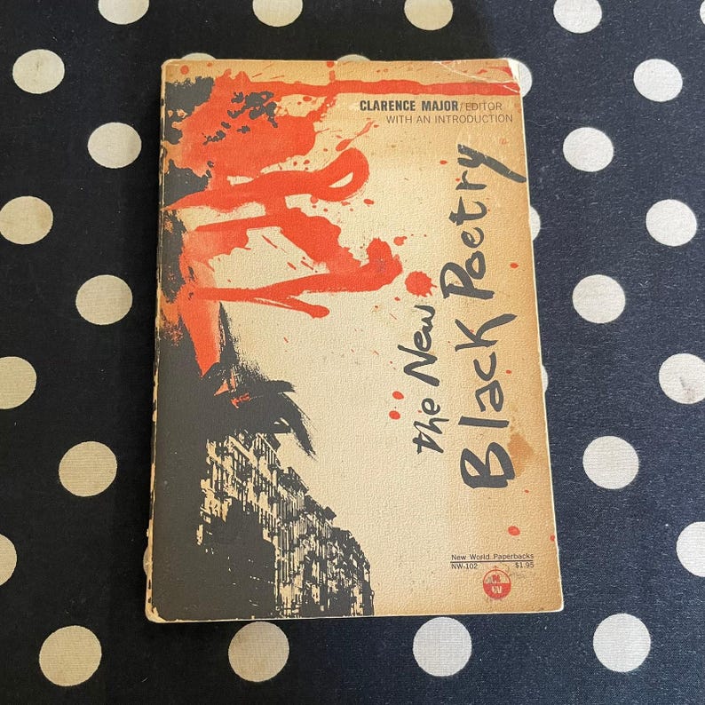 The New Black Poetry edited by Clarence Major 1969 Softcover Edition image 1