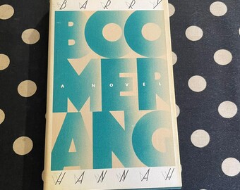 Boomerang by Barry Hannah 1989 Hardcover First Edition