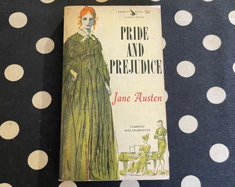 Pride and Prejudice by Jane Austen 1962 Airmont Books Vintage Paperback