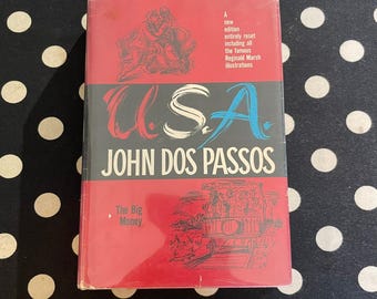 U.S.A. Trilogy Vol. 3: The Big Money by John Dos Passos (1960 Hardcover Edition)