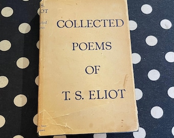 Collected Poems of T.S. Eliot 1909 - 1935 1949 Hardcover Edition