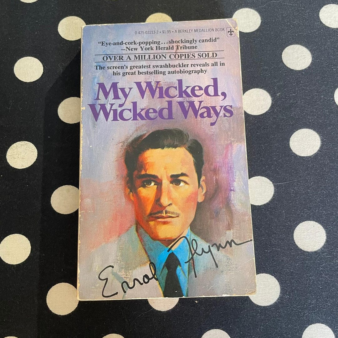 My Wicked, Wicked Ways by Errol Flynn (1974 Paperback Edition) - Etsy