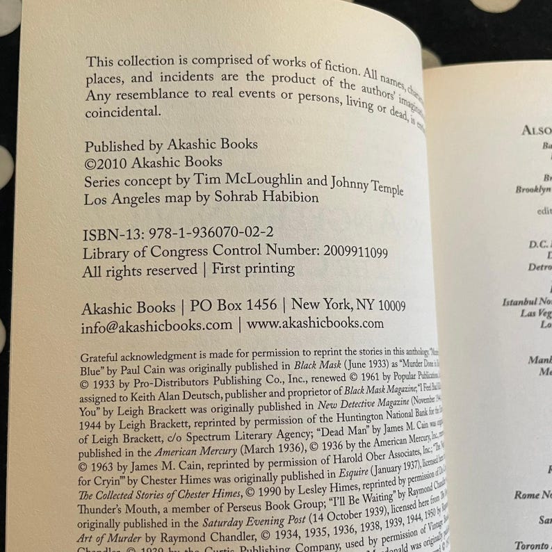 Los Angeles Noir 2: The Classics 2010 Akashic Softcover image 4