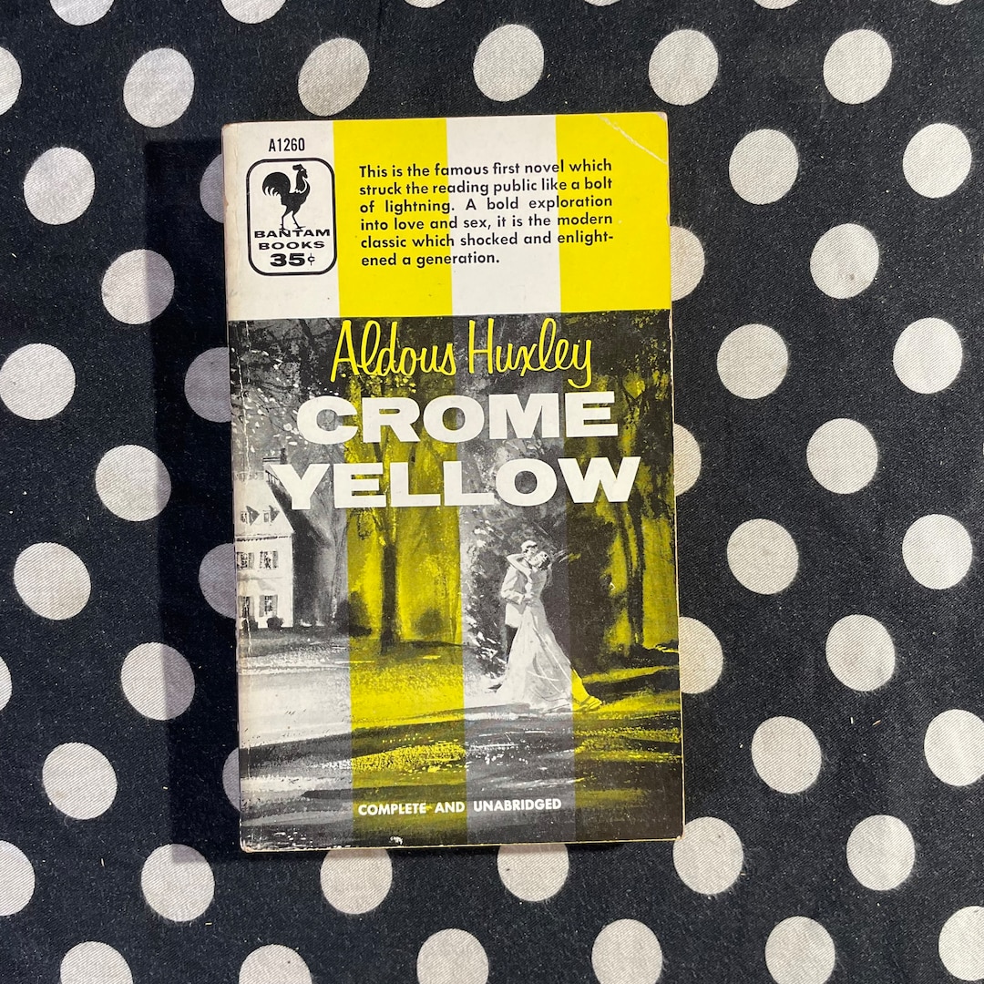Crome Yellow by Aldous Huxley 1955 Paperback Edition Etsy
