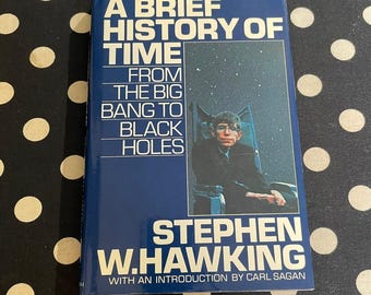 A Brief History of Time: From the Big Bang to Black Holes by Stephen Hawking 1988 Hardcover First Edition 6th Printing