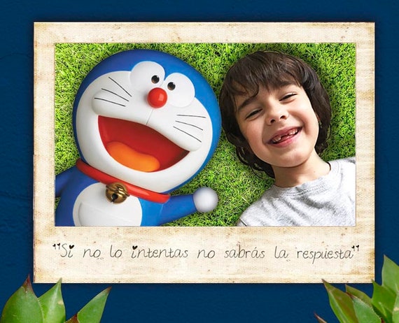 SELFIE-foto con DORAEMON regalo personalizado para niños cumpleaños -   México