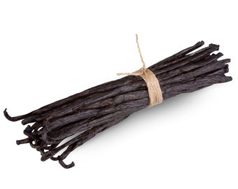 Madagascar Bourbon Vanilla Beans - Gourmet Grade A Vanilla Beans For Making Extracts, Brewing, Baking, Cooking etc.