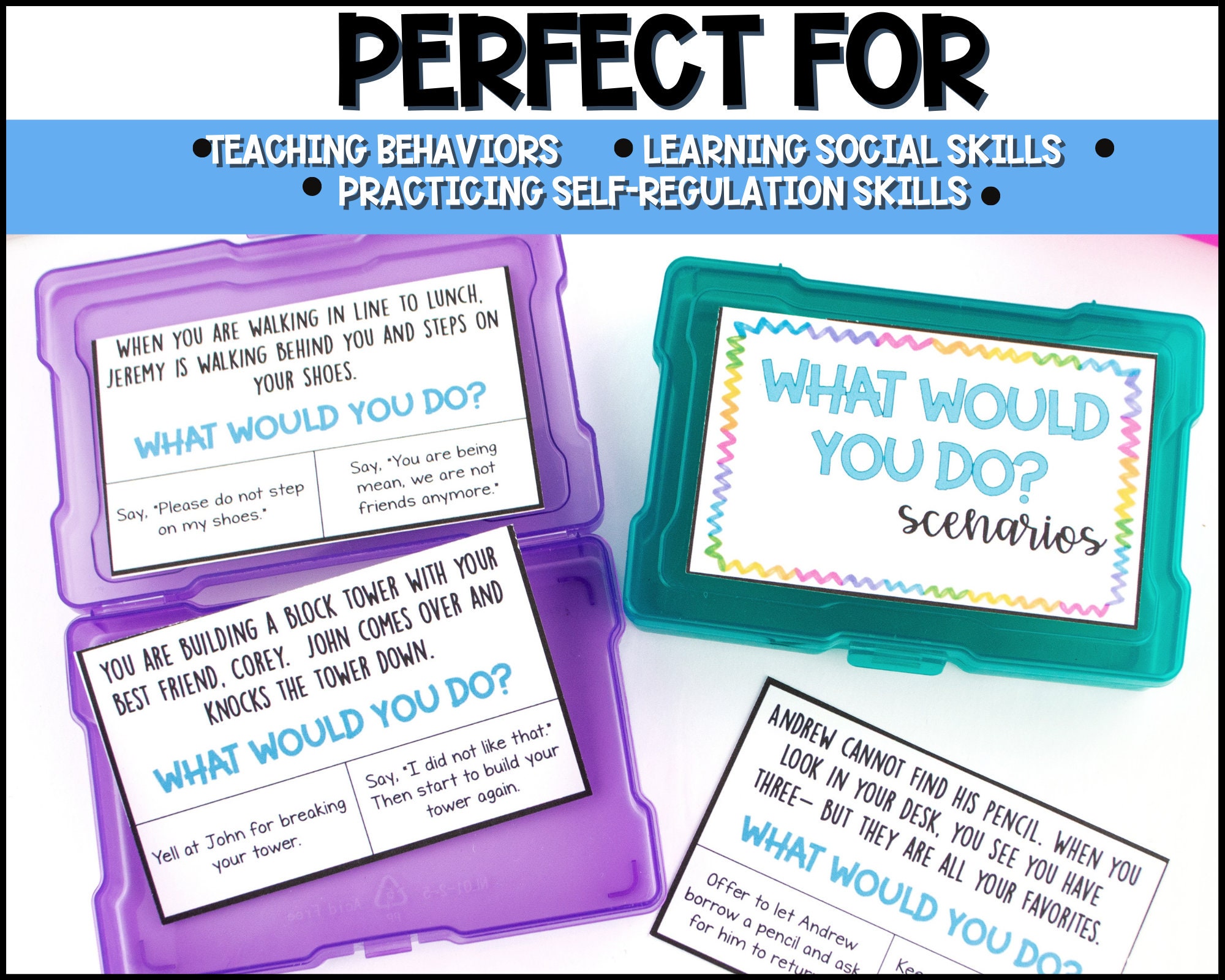 Social Emotional Learning Task Boxes - Etsy