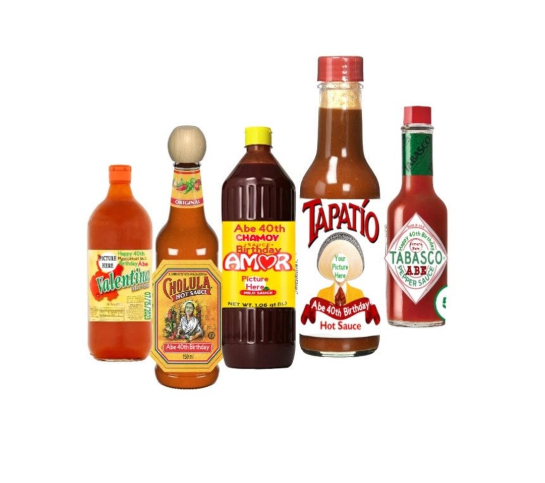 Hot Sauce Tapatio Chamoy Tabasco Valentina Cholula Hot Sauce Etsy
