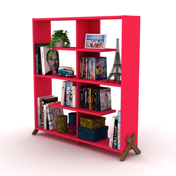 Rafevi Kipp Bookcase Book Shelf Shelving Etsy