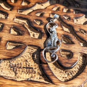 Goddess Designs / Detailed Cat Sterling Silver Pendant / Sterling Silver Cat Pendant / Cat Pendant / Cat Jewelry