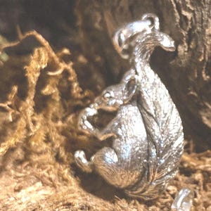 Goddess Designs / Detailed Squirrel Sterling Silver Jewelry Set (( Sold Separately ))