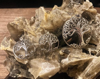 Goddess Designs / Detailed Tree of Life Sterling Silver Jewelry Set (( Sold Separately ))